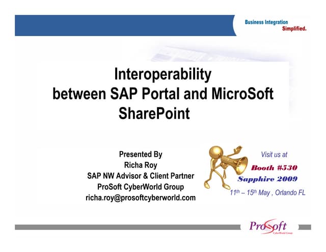 Interoperability Ms Sap