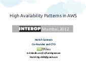 INTEROP 2012: High Availability Pat...
