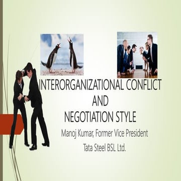 Inter Organization Conflict Management