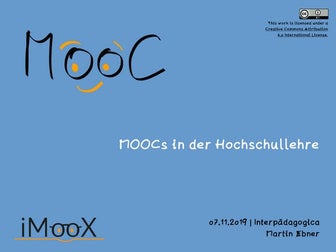 MOOCs in der Hochschullehre