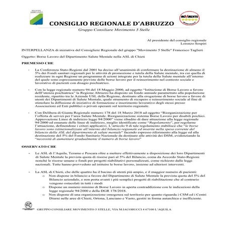 Interpellanza fts 01 | PDF