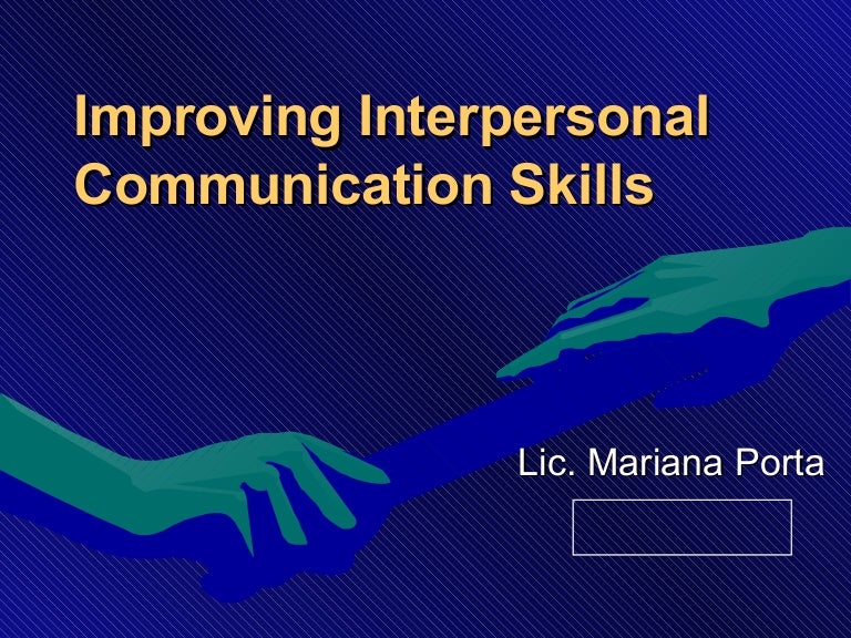 what does it mean to have interpersonal skills