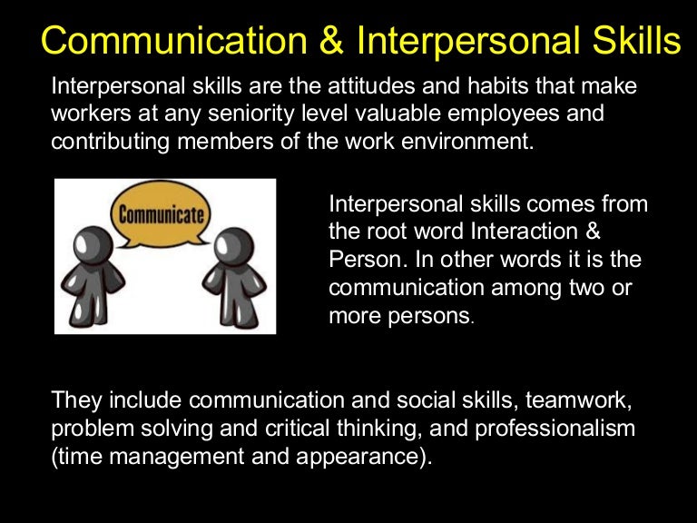 interpersonal skills defined
