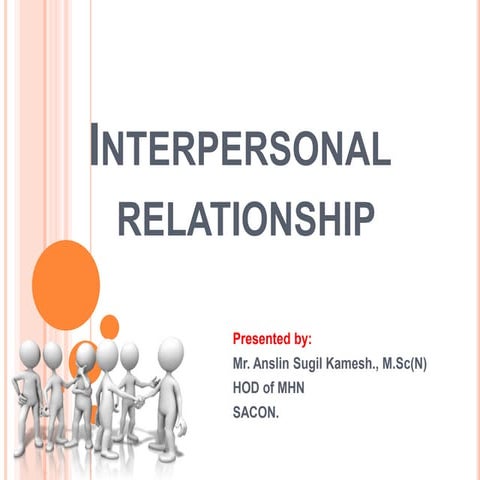 Interpersonal relationship