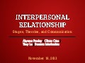 Interpersonal Relationship 