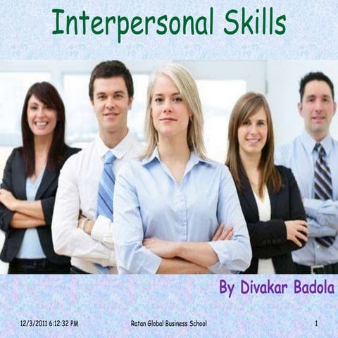 Interpersonal skills