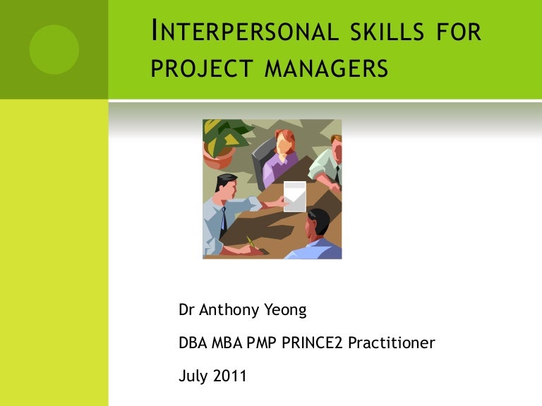 interpersonal abilities