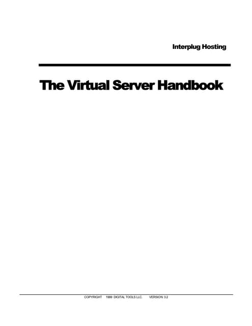 Interplug Virtual Server Handbook
