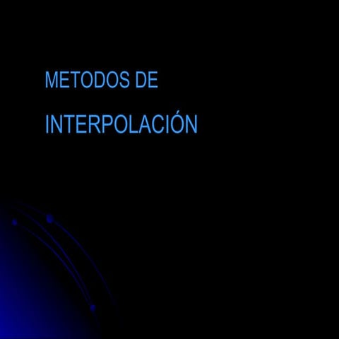 Interpolacion PARA REALIZAR CURVAS DE NIVEL_1.ppt