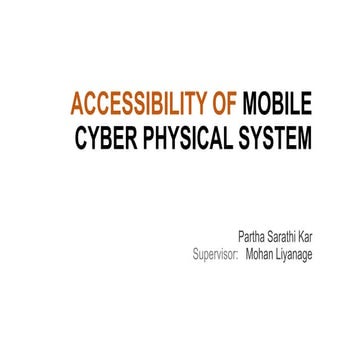 ACCESSIBILITY OF MOBILE CYBER PHYSICAL SYSTEM 02