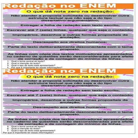Interpretação regras redação enem (1) | DOC