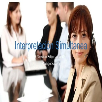 Interpretación simultanea 