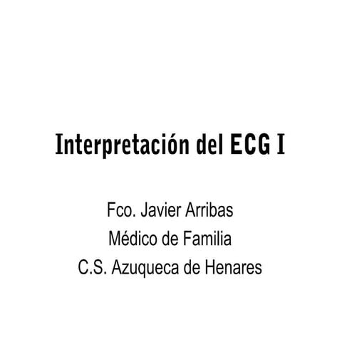 Interpretación del electrocardiograma