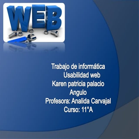 Usabilidad en la web