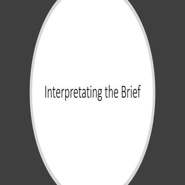 Interpretating the Brief.pptx
