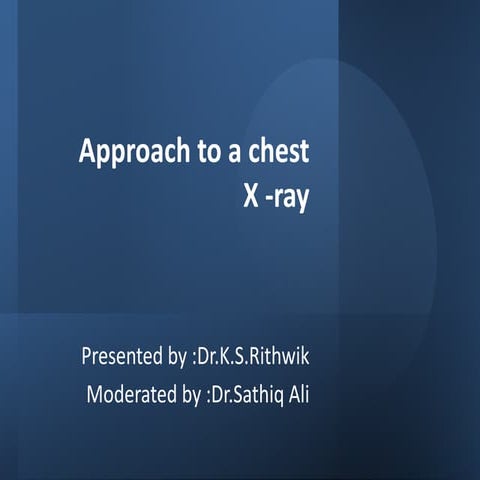 Interpretation of chest xray ppt