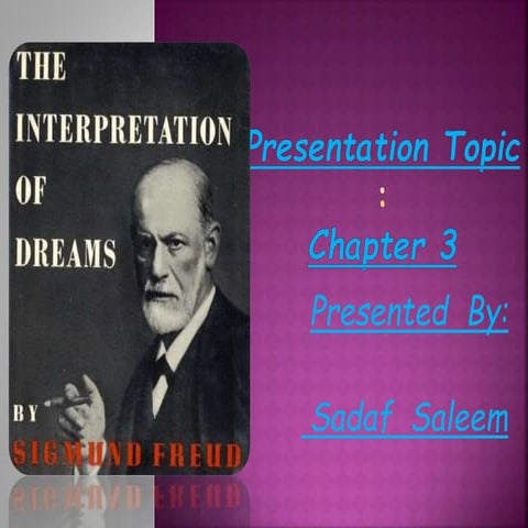 Interpretation of dreams