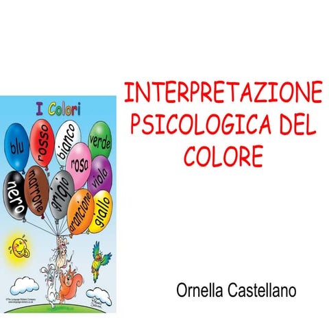 Interpretazione psicologica del colore