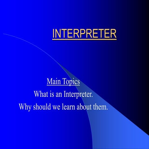INTERPRETER.ppt
