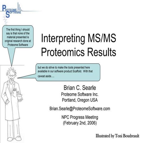 Interpreting  MS\\MS Results