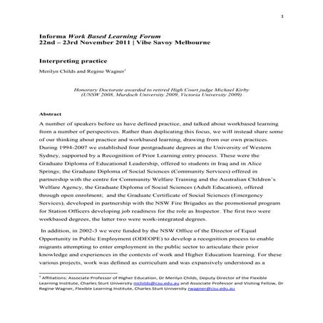 Interpreting practice.informa