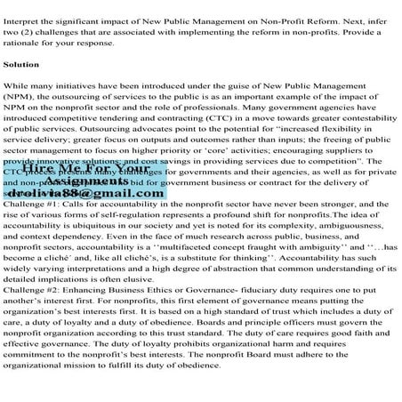Interpret the significant impact of New Public Management on Non-Pro.pdf