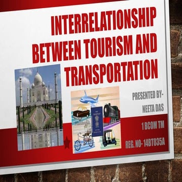 Interrelationship between tourism and transportation