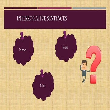 Interrogative sentences