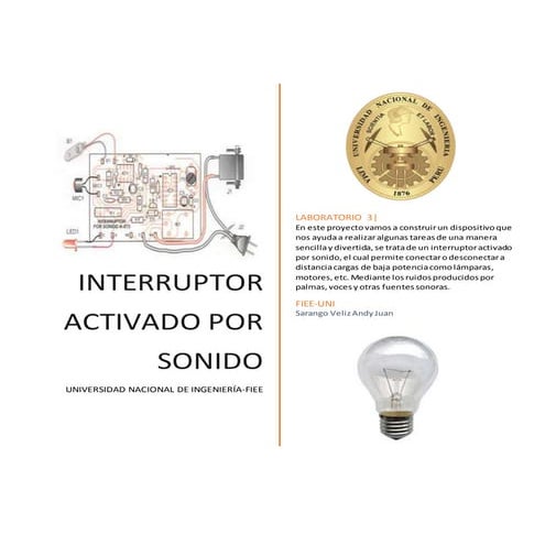 Interruptor activado por sonido