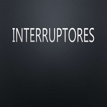 Interruptores