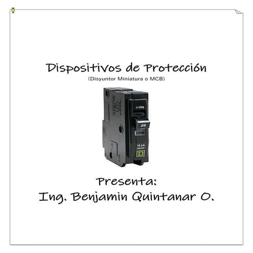 El Interruptor  termomagnético