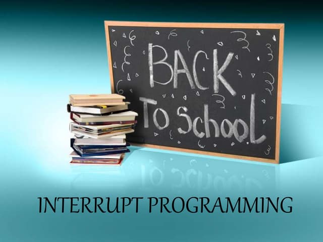 Interrupt programming 