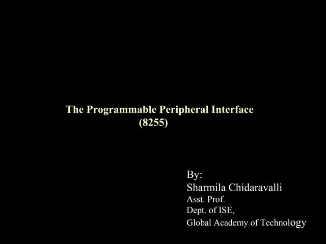 8255 Introduction
