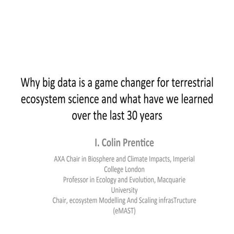 Colin Prentice SPEDDEXES 2014