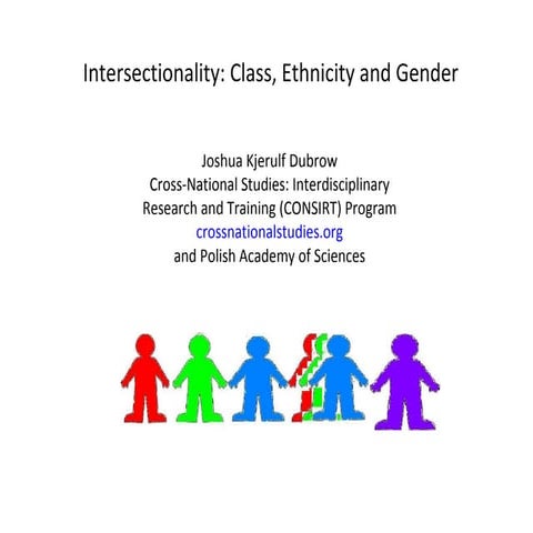 Intersectionality and Socioeconomic Resources