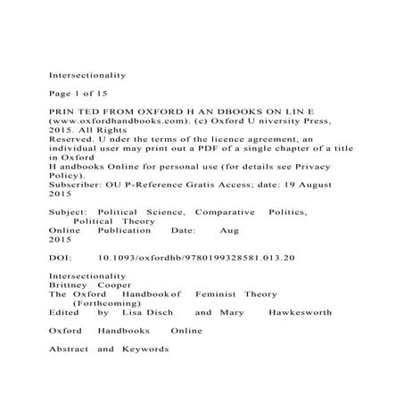IntersectionalityPage 1 of 15PRIN TED FROM OXFORD H AN.docx