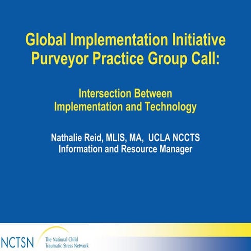 Intersection Between Implementation and Technology