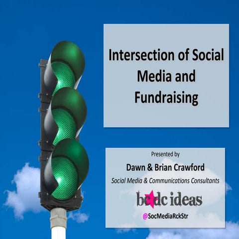 Intersection Between Social Media and Fundraising NCIHC May 2012