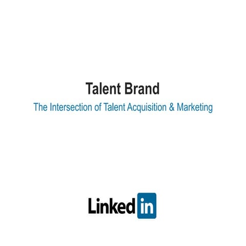 The Intersection of Talent Acquisition & Marketing