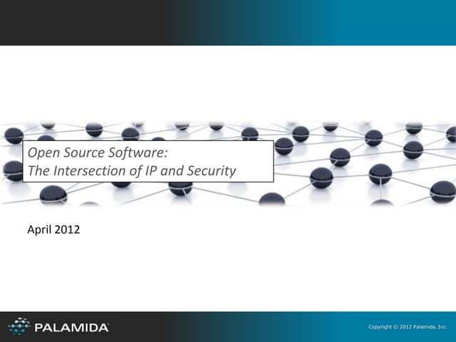 Palamida Open Source Compliance Solution 
