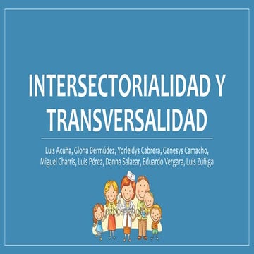 Intersectorialidad