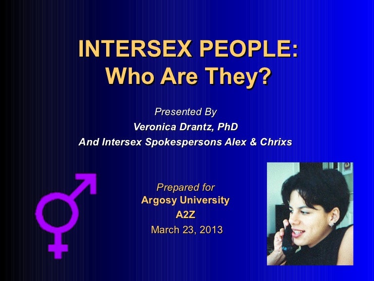 INTERSEX PEOPLE Who Are They?