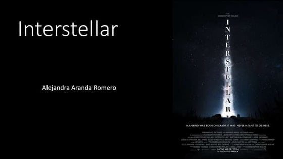Personajes principales INTERSTELLAR | PPT