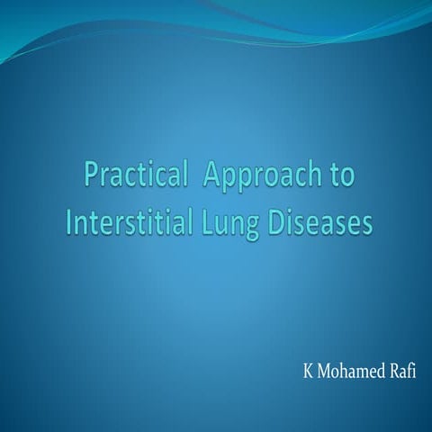 Interstitial lung-diseases 