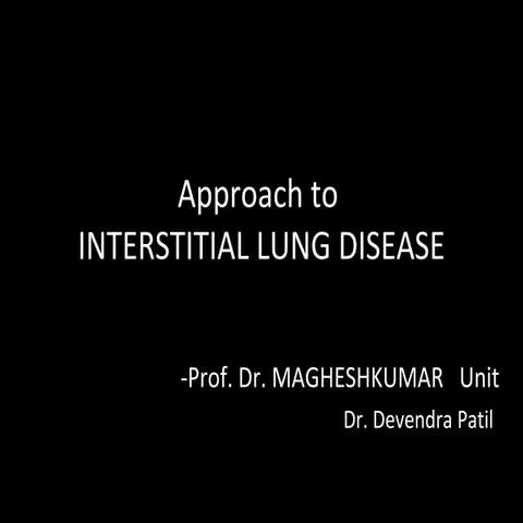 Interstitial Lung Disease 