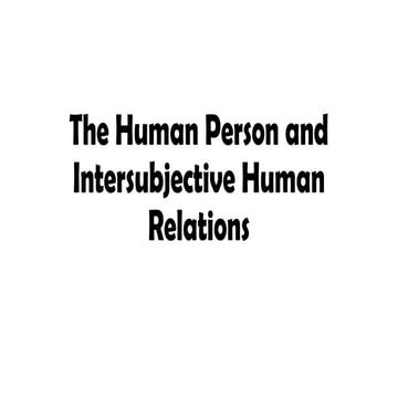 INTERSUBJECTIVE   HUMAN   RELATIONS.pptx