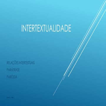 Intertextualidade
