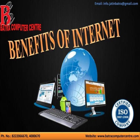 Internet Training in Ambala ! BATRA COMPUTER CENTRE