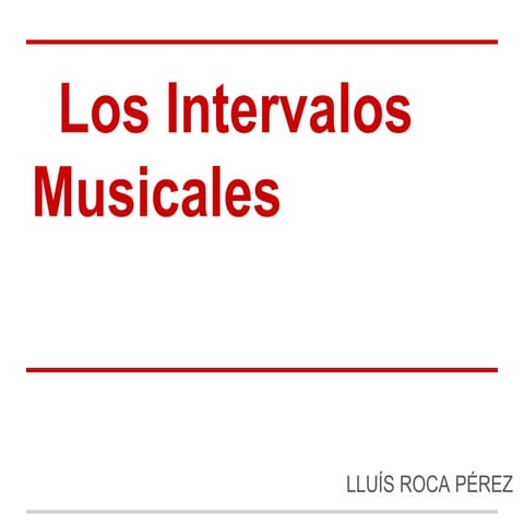 Intervalos musicales
