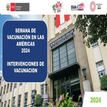 INTERVENCION DE SEMANA VACUNACION EN LAS AMERICAS 2024